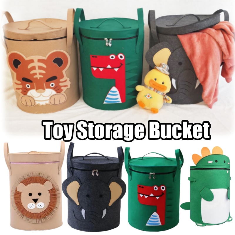 Baby Nursery Basket - Cartoon-Tier-Aufbewahrungskörbe, großes Fassungsvermögen, faltbarer Spielzeug-Organizer, Behälter