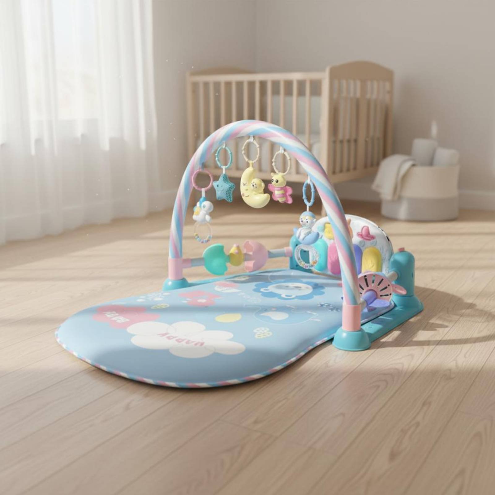 Baby-Laufstall mit Klavier-Mus – Baby Nursery Unisex Bewertung und Preis