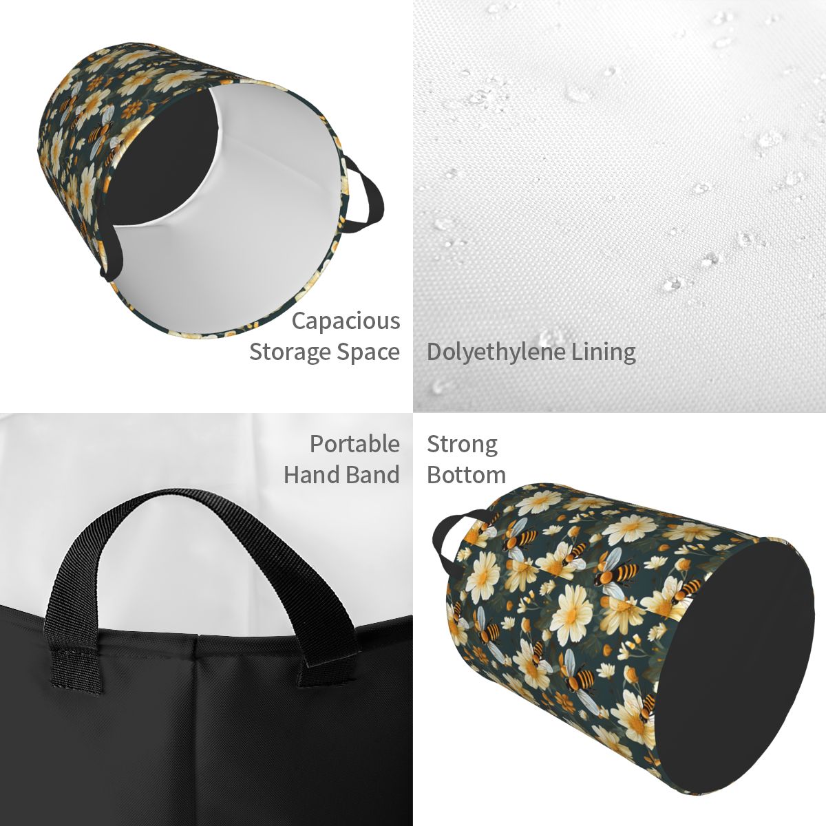 Wäschekorb mit Wabenmuster und – Baby Nursery Laundry Hamper Bewertung und Preis
