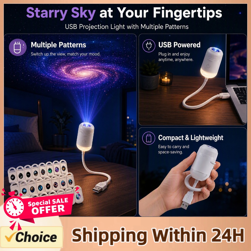 USB-Sternenhimmel-Projektorlam – Night Light Projector Stars Bewertung und Preis