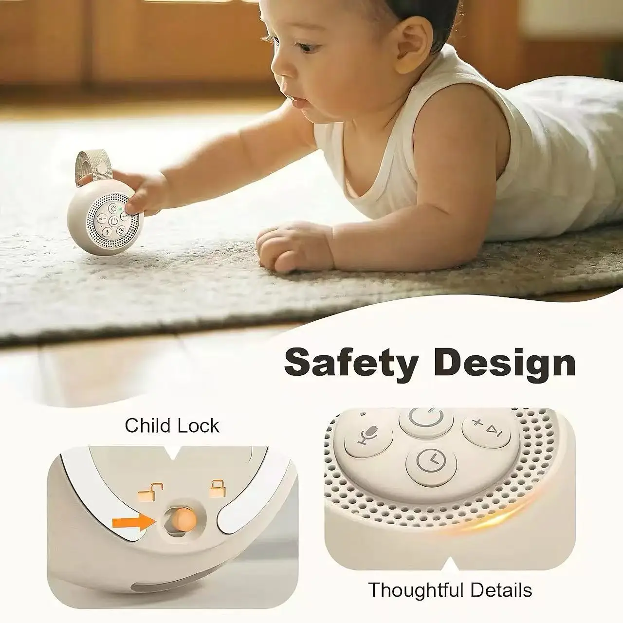 Weißes Rauschen Gerät mit warm – Baby Sound Machine White Bewertung und Preis
