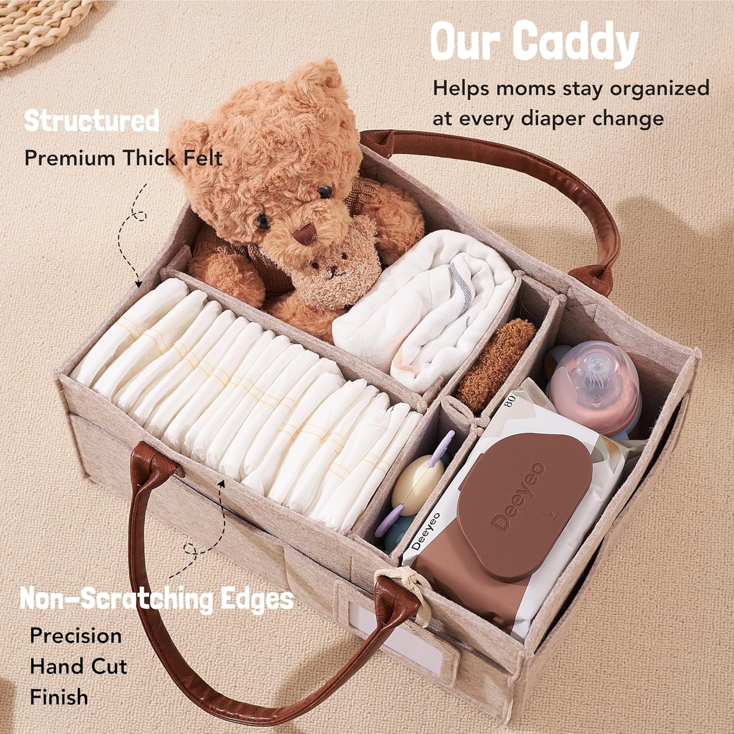Baby Filz-Aufbewahrungskorb fü – Baby Nursery Basket Bewertung und Preis