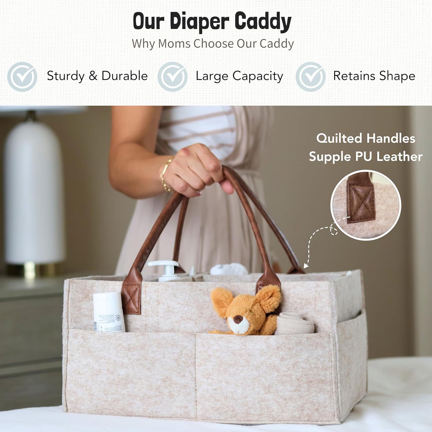 Baby Filz-Aufbewahrungskorb fü – Baby Nursery Basket Bewertung und Preis