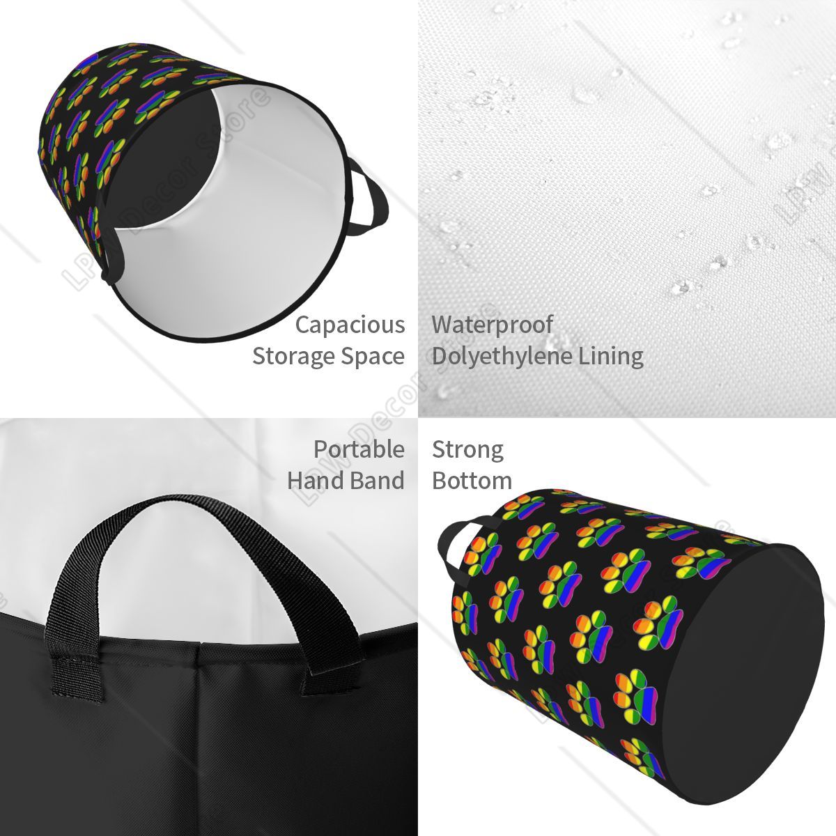 Benutzerdefinierter LGBT Pride – Baby Nursery Laundry Hamper Bewertung und Preis