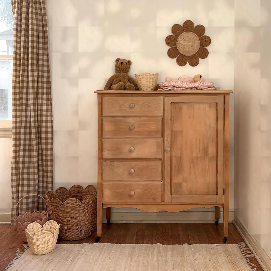 Nordic Sonne Blume Hand-gewebt – Baby Nursery Basket Bewertung und Preis