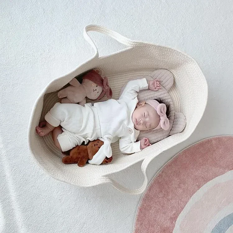 Tragbare Baby Moses Korb Träge – Baby Nursery Basket Bewertung und Preis