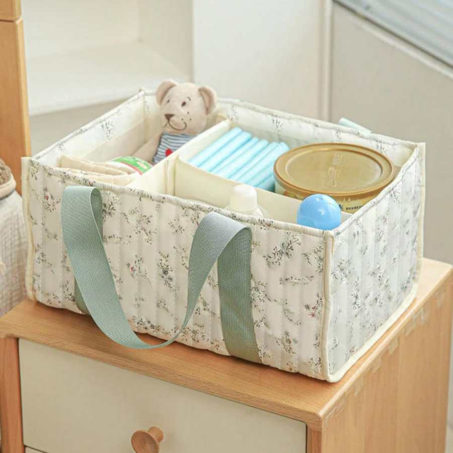 Blumenmuster Windel-Organizer, – Baby Nursery Basket Bewertung und Preis