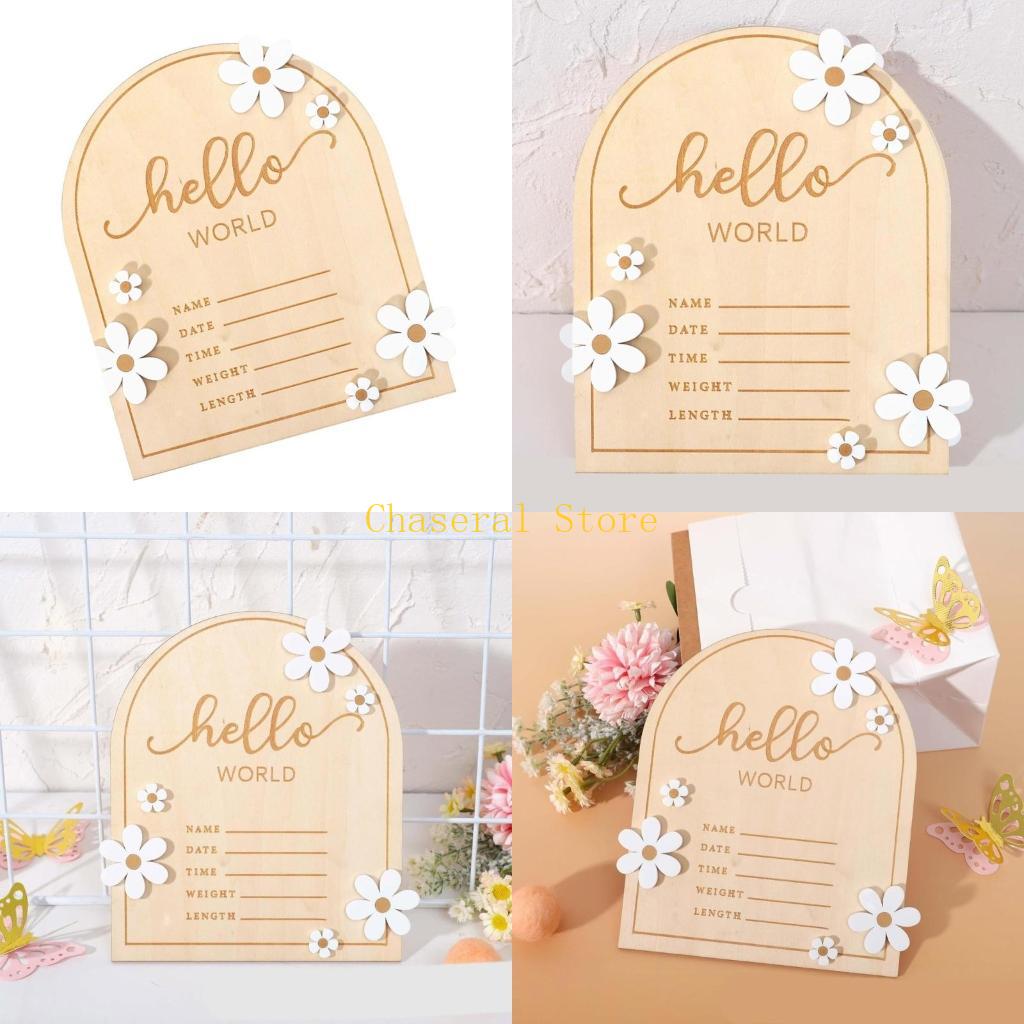 E7CE „Hello Sign“ Holz-Namenss – Baby Nursery Unisex Bewertung und Preis