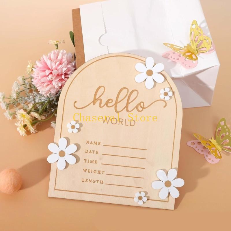 E7CE „Hello Sign“ Holz-Namenss – Baby Nursery Unisex Bewertung und Preis